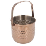 Wine Bucket Double Layer Stainless Steel Insulated Ice Wine Bucket for KTV Bar Dinner Party Rose Gold