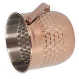 Wine Bucket Double Layer Stainless Steel Insulated Ice Wine Bucket for KTV Bar Dinner Party Rose Gold