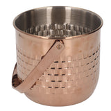 Wine Bucket Double Layer Stainless Steel Insulated Ice Wine Bucket for KTV Bar Dinner Party Rose Gold - Extra Image