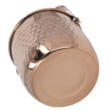 Wine Bucket Double Layer Stainless Steel Insulated Ice Wine Bucket for KTV Bar Dinner Party Rose Gold
