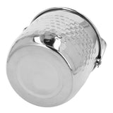 Wine Bucket Double Layer Stainless Steel Insulated Ice Wine Bucket for KTV Bar Dinner Party Silver