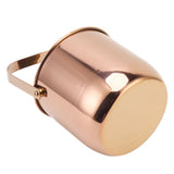 KTV Bar Commercial Thickened Ice Bucket Stainless Steel Double Insulation Ice Bucket Wine Champagne Beer Ice Bucket Rose Gold