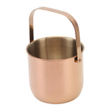 KTV Bar Commercial Thickened Ice Bucket Stainless Steel Double Insulation Ice Bucket Wine Champagne Beer Ice Bucket Rose Gold - Close-Up Angle