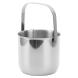 KTV Bar Commercial Thickened Ice Bucket Stainless Steel Double Insulation Ice Bucket Wine Champagne Beer Ice Bucket Silver