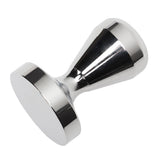 Coffee Hand Tamper Non Slip Stainless Steel Comfortable Hand Feel Modern Coffee Machine Manual Tamper 57.5mm/2.26in - Top-Down View
