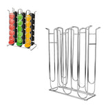 Capsule Holder Rack for 36 Capsules Iron Coffee Pod Storage Tower for Home Cafe Office