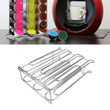 Capsule Holder Rack for 36 Capsules Iron Coffee Pod Storage Tower for Home Cafe Office