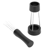 Coffee Stirrer Distributor Needle Stainless Steel Coffee Stirring Powder Needle Distributor Black - Close-Up Angle