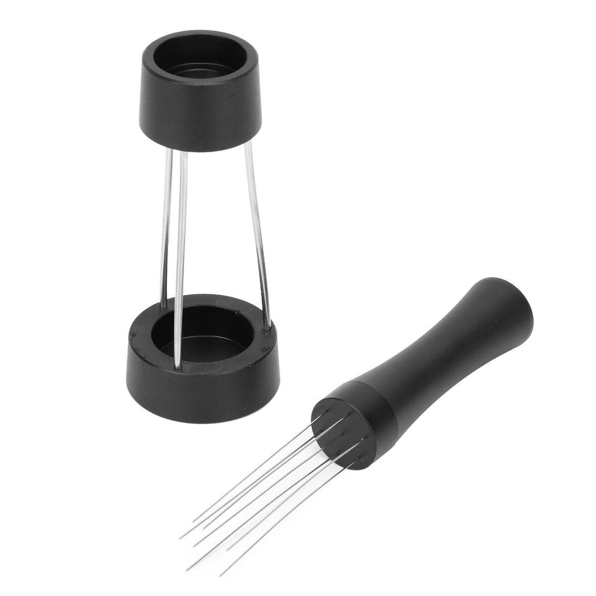 Coffee Stirrer Distributor Needle Stainless Steel Coffee Stirring Powder Needle Distributor Black