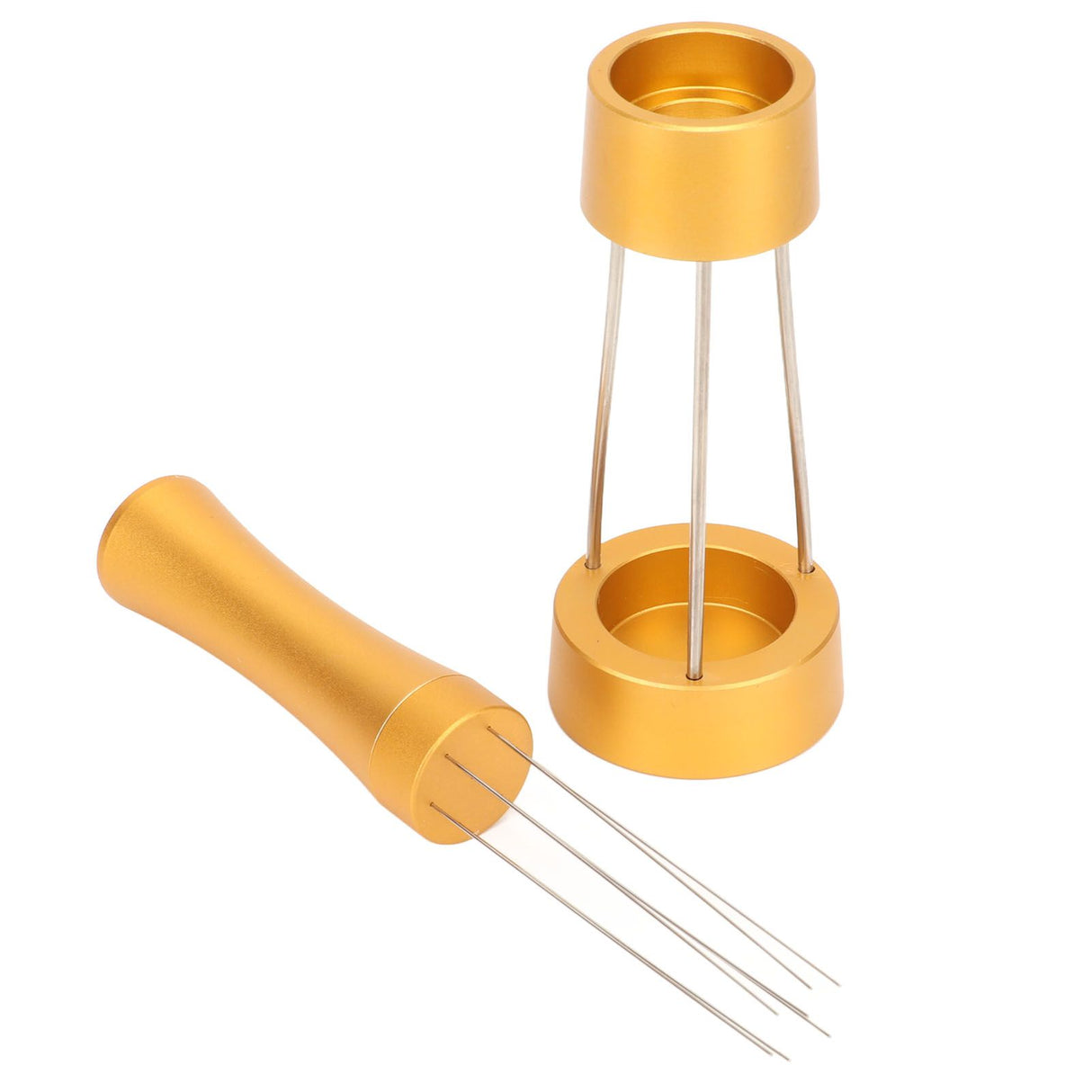 Coffee Stirrer Distributor Needle Stainless Steel Coffee Stirring Powder Needle Distributor Gold