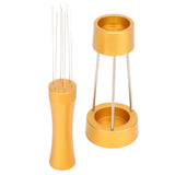 Coffee Stirrer Distributor Needle Stainless Steel Coffee Stirring Powder Needle Distributor Gold