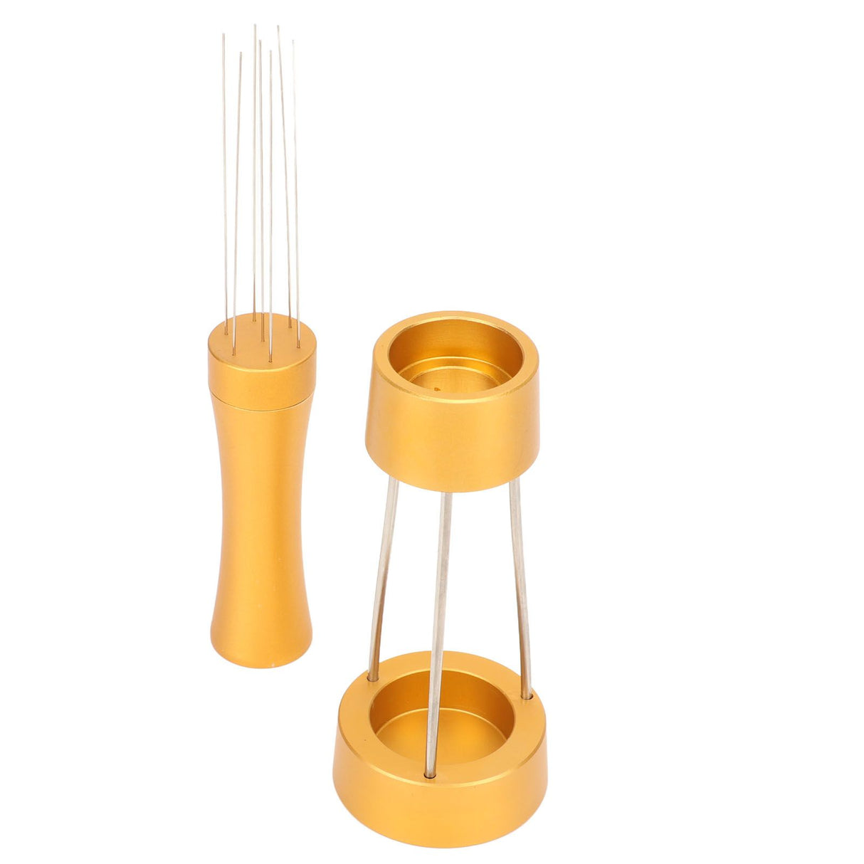 Coffee Stirrer Distributor Needle Stainless Steel Coffee Stirring Powder Needle Distributor Gold