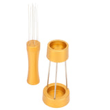 Coffee Stirrer Distributor Needle Stainless Steel Coffee Stirring Powder Needle Distributor Gold