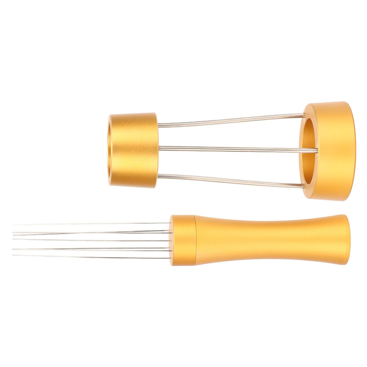 Coffee Stirrer Distributor Needle Stainless Steel Coffee Stirring Powder Needle Distributor Gold