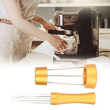 Coffee Stirrer Distributor Needle Stainless Steel Coffee Stirring Powder Needle Distributor Gold
