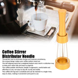Coffee Stirrer Distributor Needle Stainless Steel Coffee Stirring Powder Needle Distributor Gold
