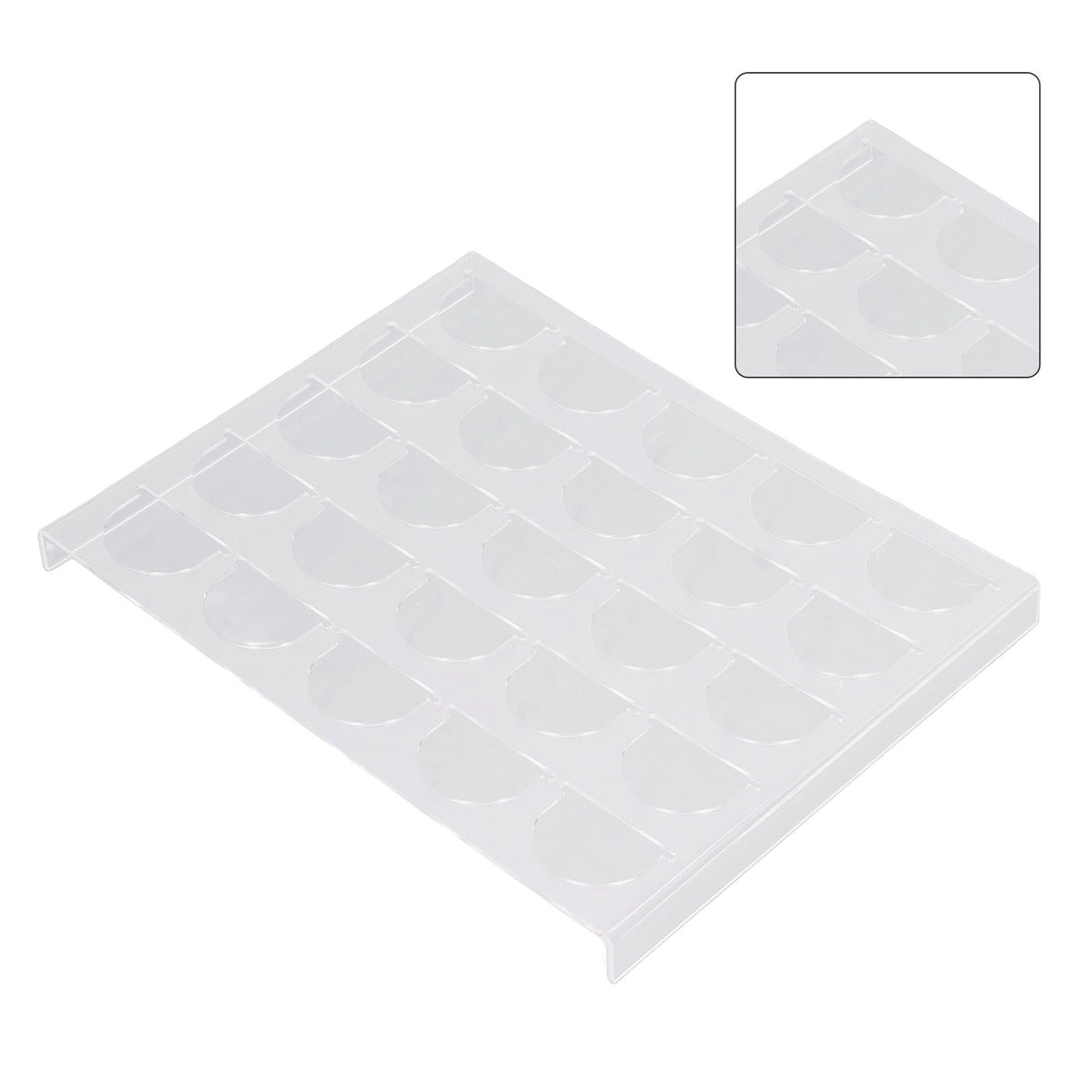 Capsule Holder Under Drawer Storage Tray Coffee Capsule Holder For 25 Capsules For Vertuoline