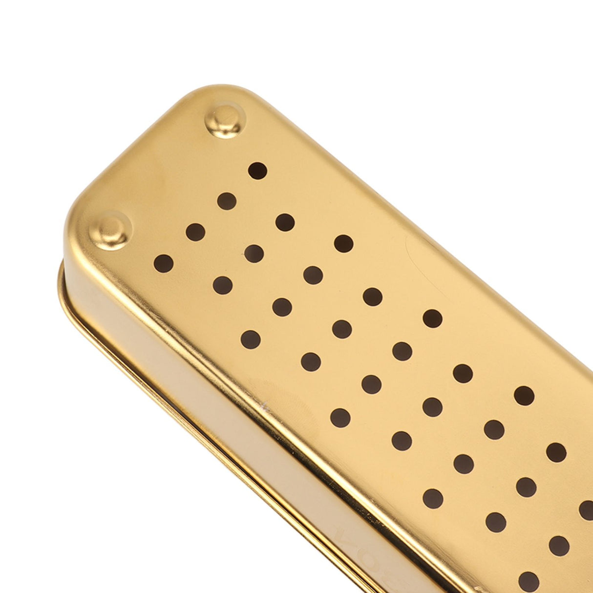 Stainless Steel Cutlery Tray Holder Kitchen Chopstick Spoon Fork Storage Box with Lid Drainer Gold