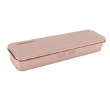 Stainless Steel Cutlery Tray Holder Kitchen Chopstick Spoon Fork Storage Box with Lid Drainer Rose Gold