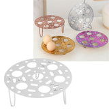 Steaming Rack Stainless Foldable Multi Function Steel Steaming Tray Dumplings Egg Steaming Tool for Home Restaurant Silver - Extra Image
