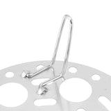 Steaming Rack Stainless Foldable Multi Function Steel Steaming Tray Dumplings Egg Steaming Tool for Home Restaurant Silver - Extra Image