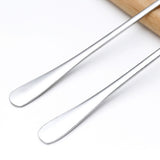 3Pcs Stainless Steel Long Handle Spoon Coffee Ice Tea Ice Cream Spoon for Bar Home Party Pointed Head - Extra Image