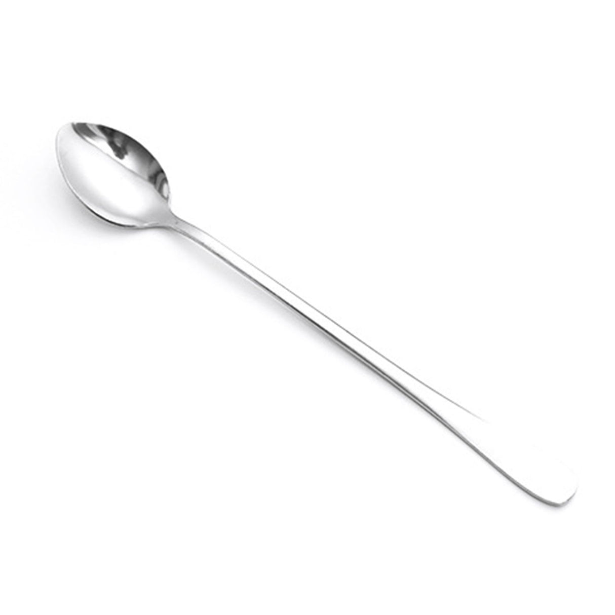 3Pcs Stainless Steel Long Handle Spoon Coffee Ice Tea Ice Cream Spoon for Bar Home Party Pointed Head