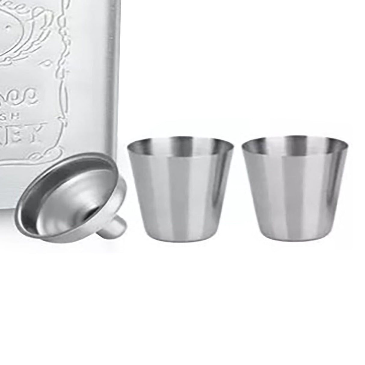Hip Flask Portable Leak Proof Stainless Steel Whisky Hip Flask with Funnel for Hiking Climbing Fishing Camping 7oz
