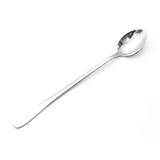 Long Handle Spoons Stainless Steel Elegant Multi Functional Stirring Spoons for Coffee Tea Dessert 3pcs Pointed Head - Front View