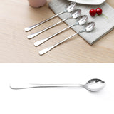 Long Handle Spoons Stainless Steel Elegant Multi Functional Stirring Spoons for Coffee Tea Dessert 3pcs Pointed Head