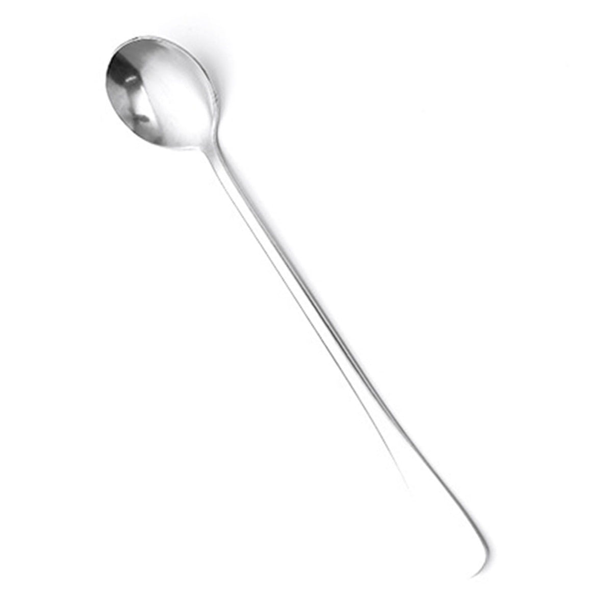 Long Handle Spoons Stainless Steel Elegant Multi Functional Stirring Spoons for Coffee Tea Dessert 3pcs Round Head