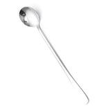 Long Handle Spoons Stainless Steel Elegant Multi Functional Stirring Spoons for Coffee Tea Dessert 3pcs Round Head