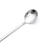 Long Handle Spoons Stainless Steel Elegant Multi Functional Stirring Spoons for Coffee Tea Dessert 3pcs Round Head - Extra Image