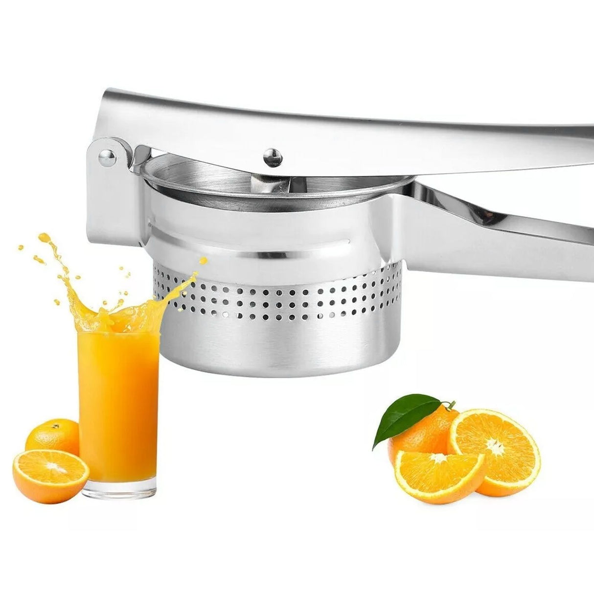 Manual Fruit Juicer Stainless Steel Hand Press Juices Extractor Fruit Juices Squeezer for Vegetable Fruit