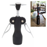 Wine Opener Zinc Alloy Premium Wing Corkscrew Wine Bottle Opener Kitchen Supplies - Extra Image