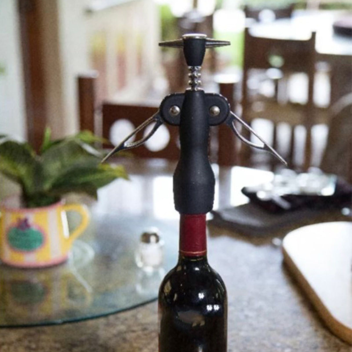 Wine Opener Zinc Alloy Premium Wing Corkscrew Wine Bottle Opener Kitchen Supplies