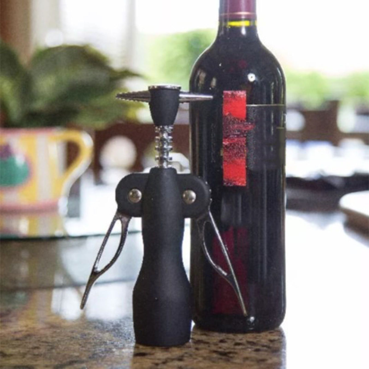Wine Opener Zinc Alloy Premium Wing Corkscrew Wine Bottle Opener Kitchen Supplies