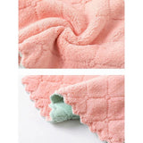 20Pcs Lint Free Kitchen Cleaning Cloth Dish Towels Double Sided Water Absorption Microfiber Dish Cloths - Close-Up Angle