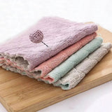 20Pcs Lint Free Kitchen Cleaning Cloth Dish Towels Double Sided Water Absorption Microfiber Dish Cloths - Extra Image