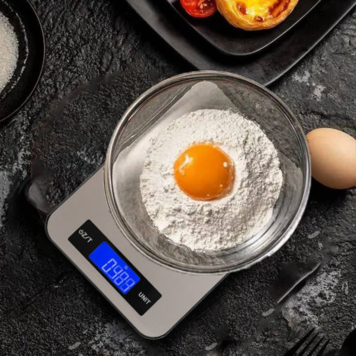 Digital Coffee Scale High Accuracy Waterproof Kitchen Food Meat Scale for Baking Household 10kg/1g