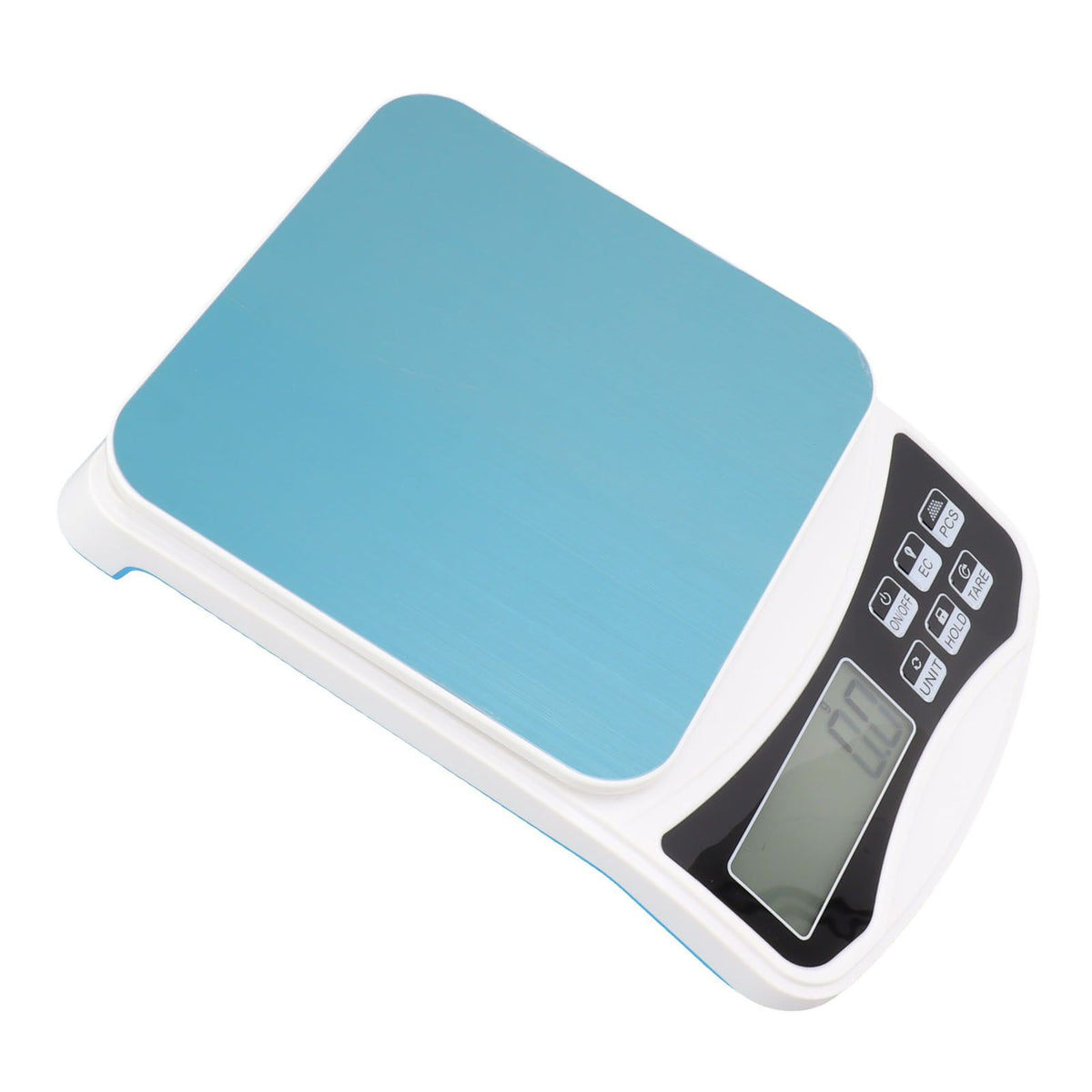 White Electric Kitchen Food Baking Scale 0.1g High Accuracy ABS Electronic Flat Food Weighing Scale