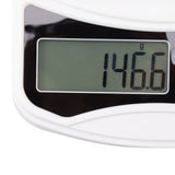 White Electric Kitchen Food Baking Scale 0.1g High Accuracy ABS Electronic Flat Food Weighing Scale