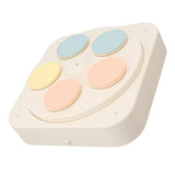 Rotating Dessert Display Table 8 Inch Automatic Rotating Cupcake Stand Machine for Wedding Birthday with Music and 5 Trays
