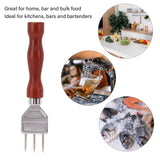 Stainless Steel Ice Chisel Chipper Stable Practical Bar Ice Crusher Chisel Chipper for Home Type A