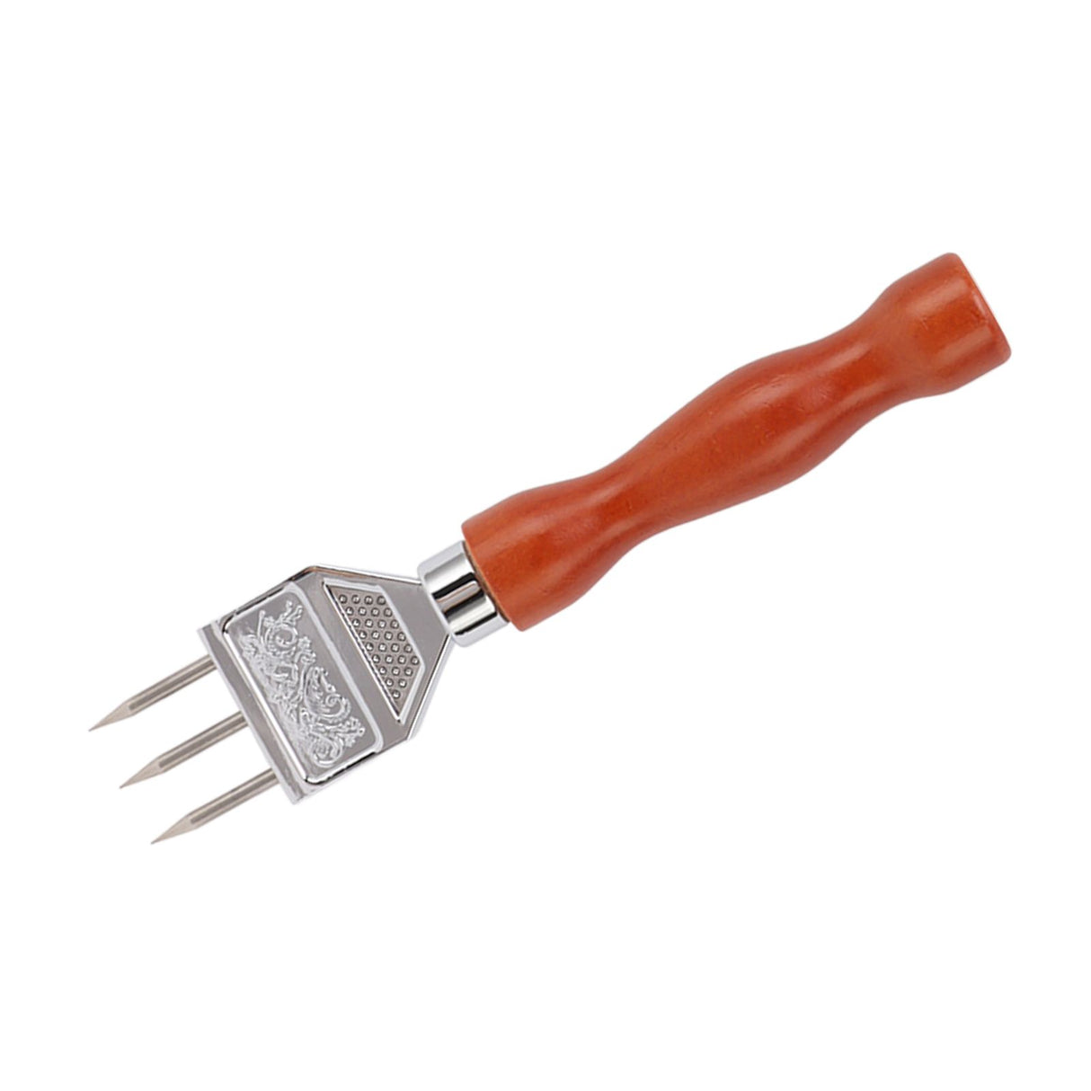 Ice Chipper 304 Stainless Steel Ice Crusher with Wooden Handle for Breaking Ice Kitchen Tool Type A