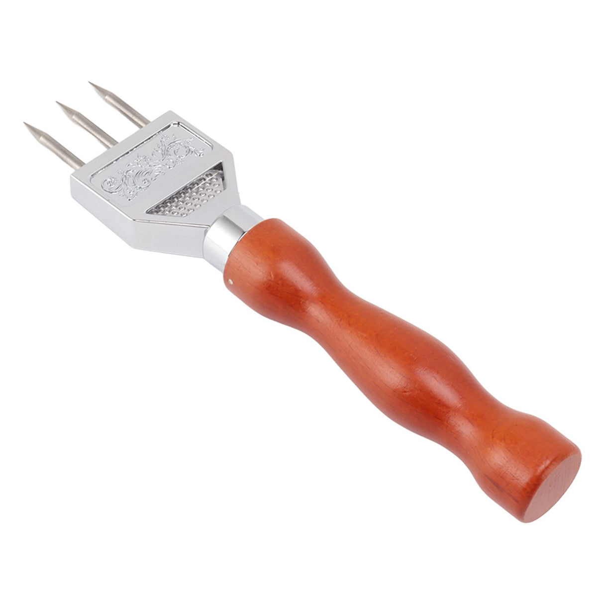 Ice Chipper 304 Stainless Steel Ice Crusher with Wooden Handle for Breaking Ice Kitchen Tool Type A