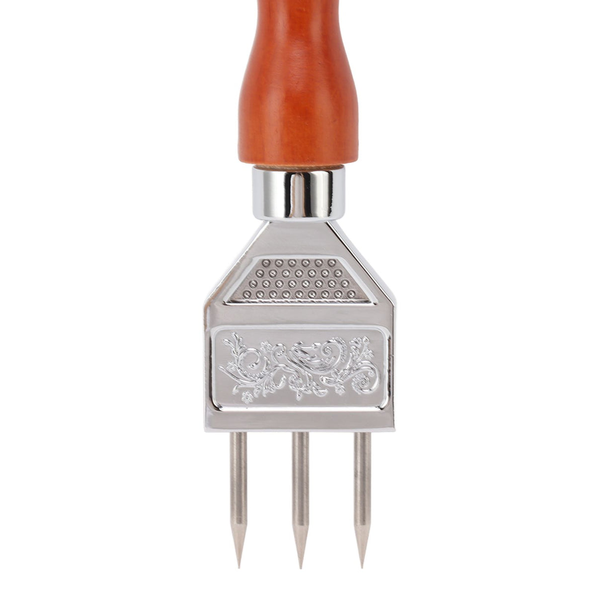 Ice Chipper 304 Stainless Steel Ice Crusher with Wooden Handle for Breaking Ice Kitchen Tool Type A