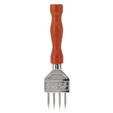 Ice Chipper 304 Stainless Steel Ice Crusher with Wooden Handle for Breaking Ice Kitchen Tool Type B