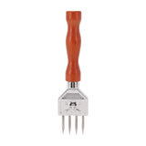 Ice Chipper 304 Stainless Steel Ice Crusher with Wooden Handle for Breaking Ice Kitchen Tool Type B