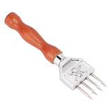 Ice Chipper 304 Stainless Steel Ice Crusher with Wooden Handle for Breaking Ice Kitchen Tool Type B